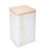 Boîte à Sucre en Poudre Scandi 18cm Blanc-1