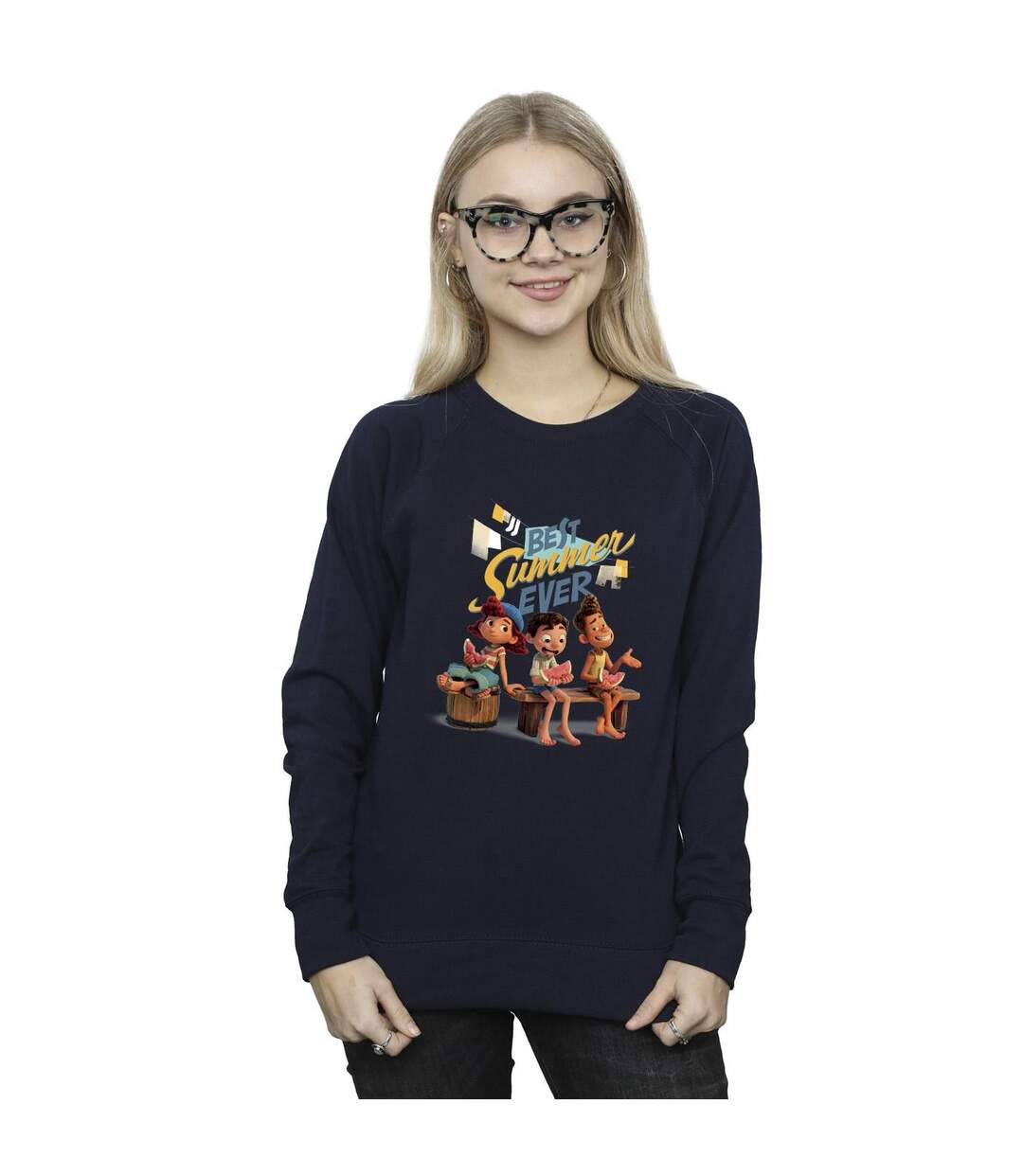 Disney Pull Best Summer Ever Womens/Ladies Luca (Bleu marine) - UTBI23269-2