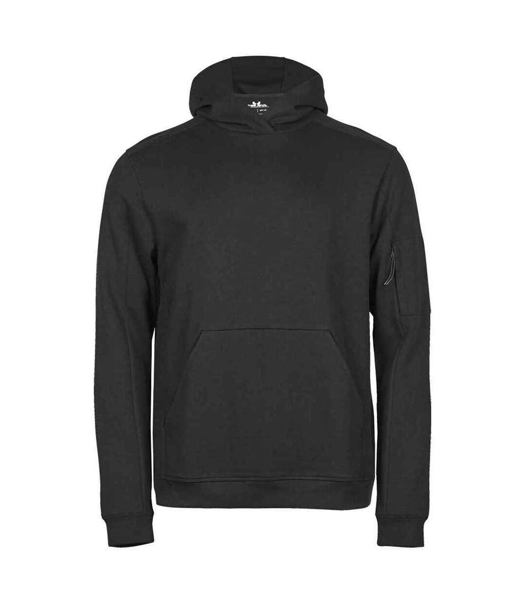 Sweat à capuche homme noir Tee Jays-1