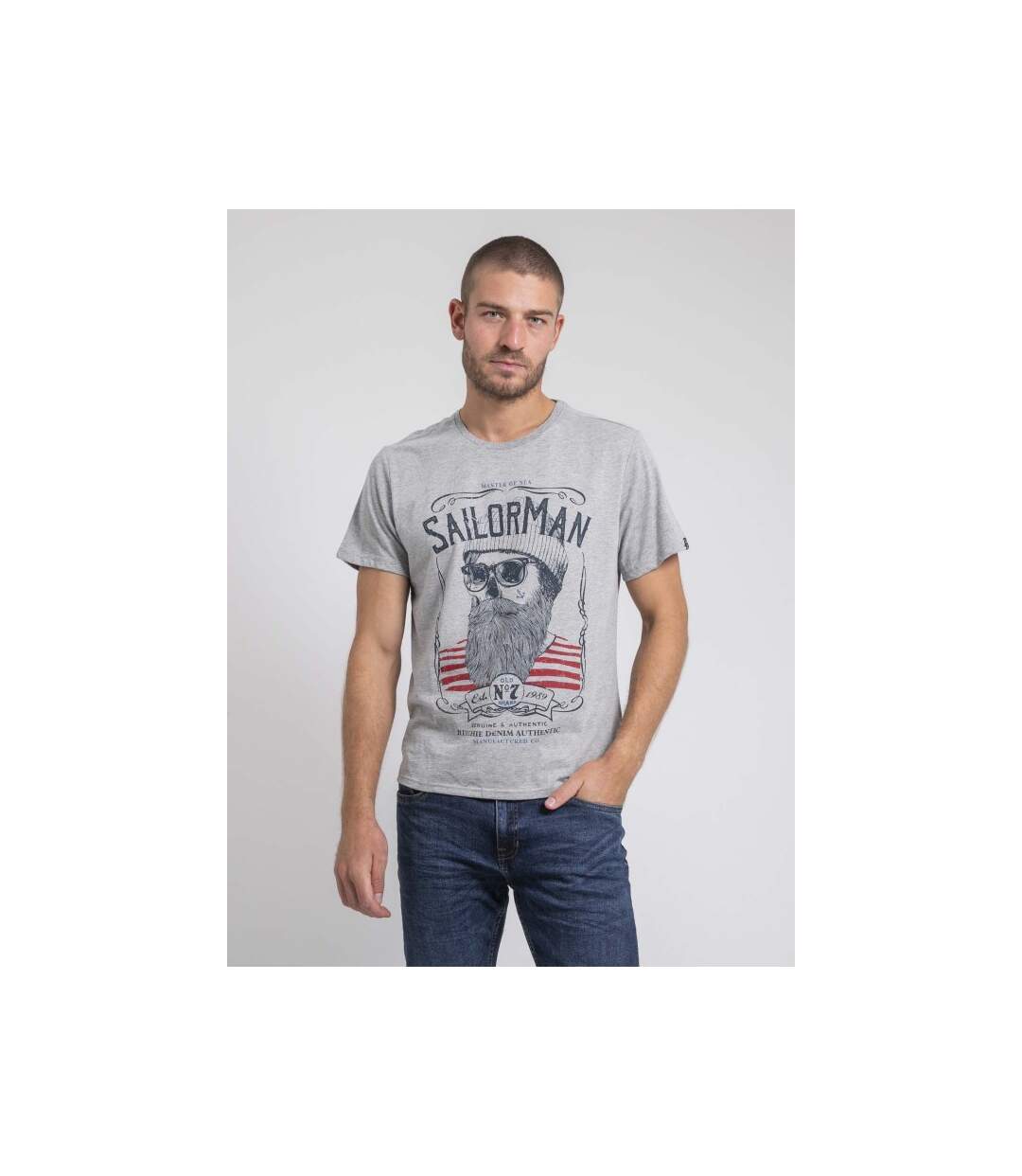 T-shirt col rond pur coton JIMARTIN