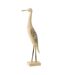 Statue Déco Oiseau en Bois Denny 62cm Naturel-1
