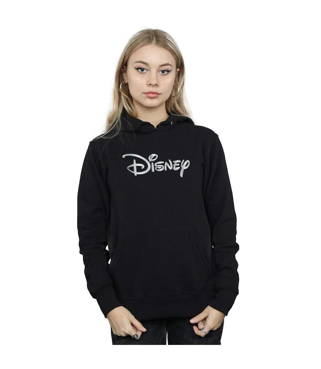 Disney Sweat à capuche avec logo Glacial - Femmes/Ladies (Noir) - UTBI5990-2