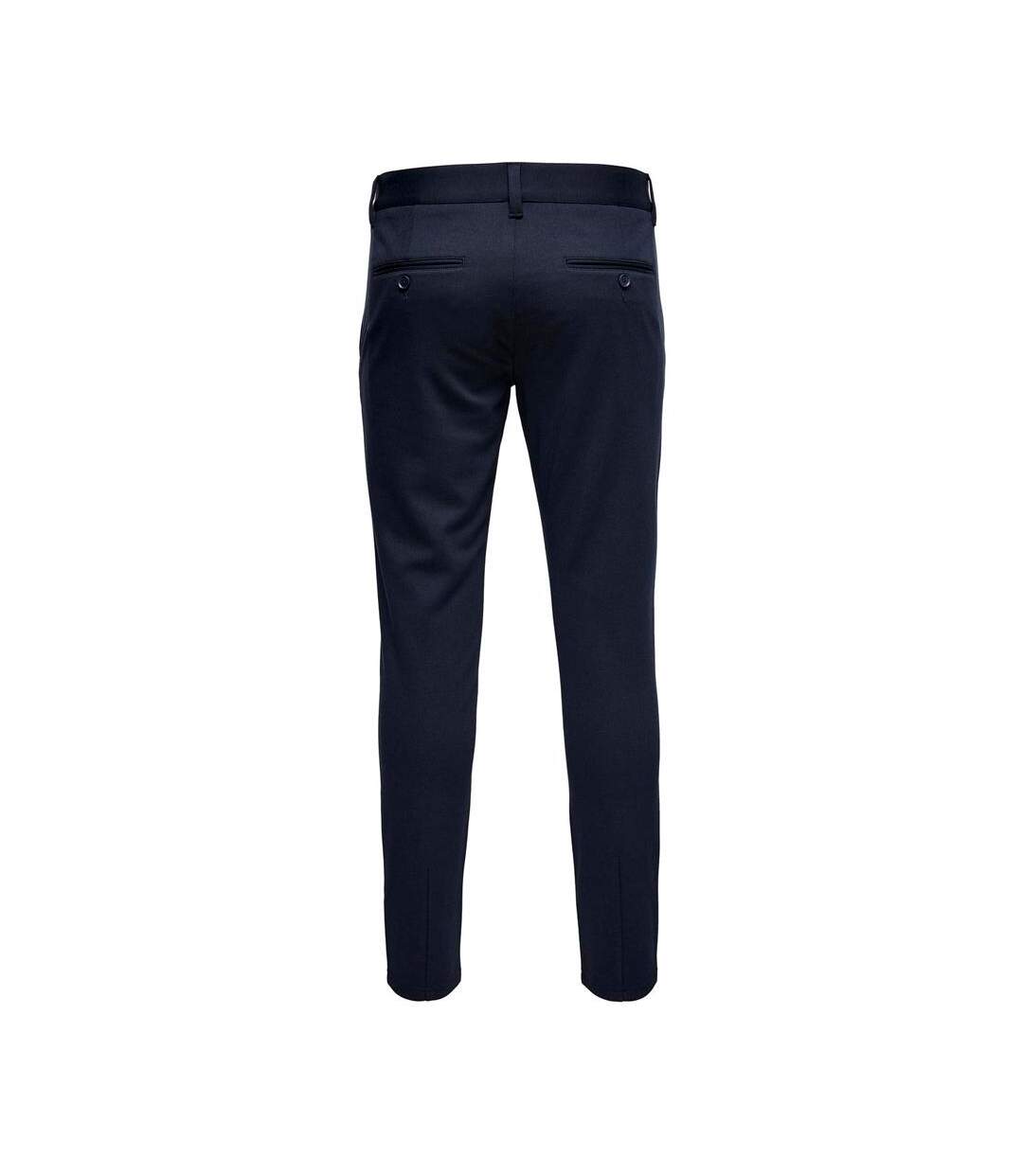 Pantalon fluide marine homme only & sons onsmark slim-2