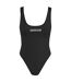 Maillot De Bain 1 Pièce Motif/style Logo Femme Noir Calvin Klein-1