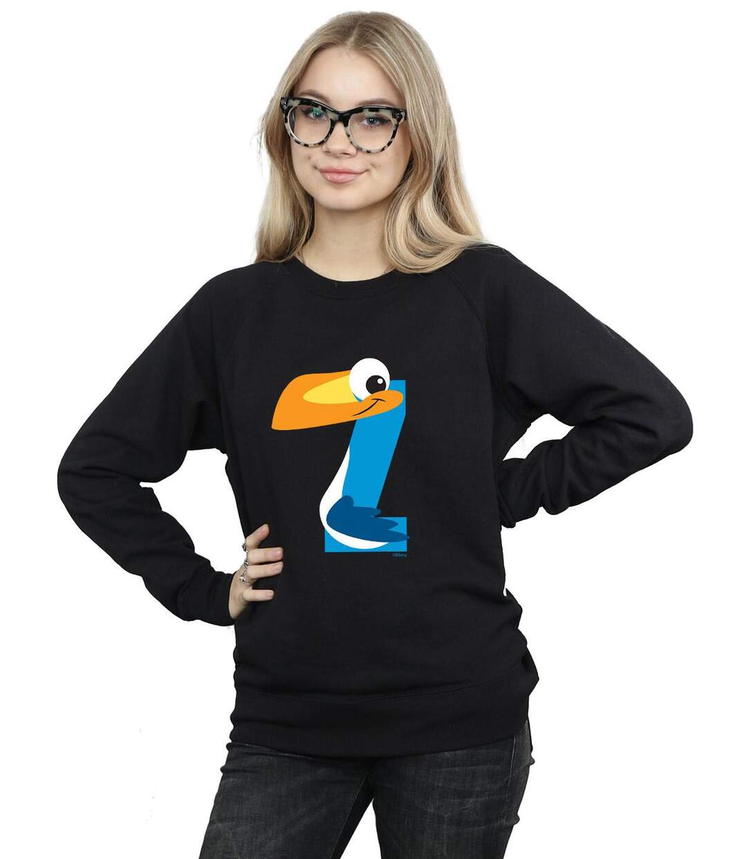Disney Sweat-shirt Womens/Ladies Alphabet Z Is For Zazu (Noir) - UTBI22065-2