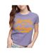 T-shirt violet femme superdry archive neon graphic - m-1