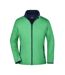 Veste Softshell Promo Femme Vert Bleu Marine James And Nicholson-1