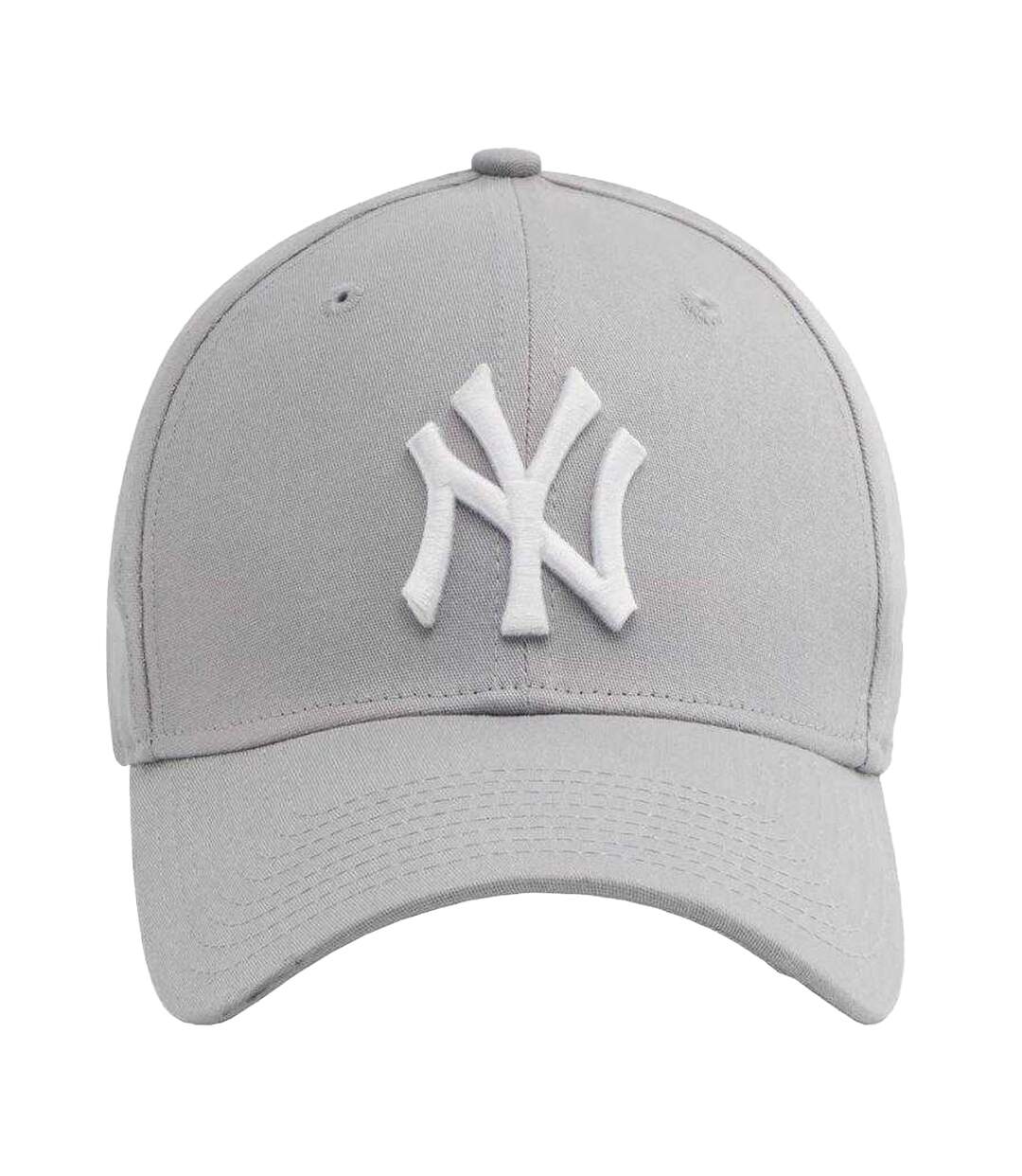 39thirty League Essential New York Yankees Baseball Cap Grey New Era-3