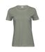 Womens/ladies Soft T-shirt Sage Tee Jays-1