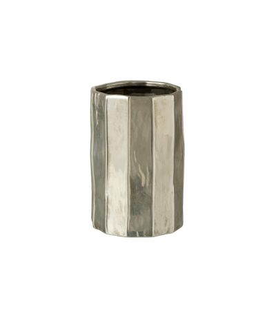 Cache-Pot Design Ary 25cm Argent