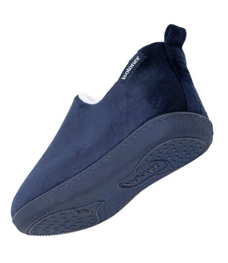 Isotoner Chaussons Bottillons femme suédine semelle bloup extra confort