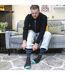 Sock Snob - 12 Paires Homme Chaussettes Bambou Fantaisie Rayures Design-3