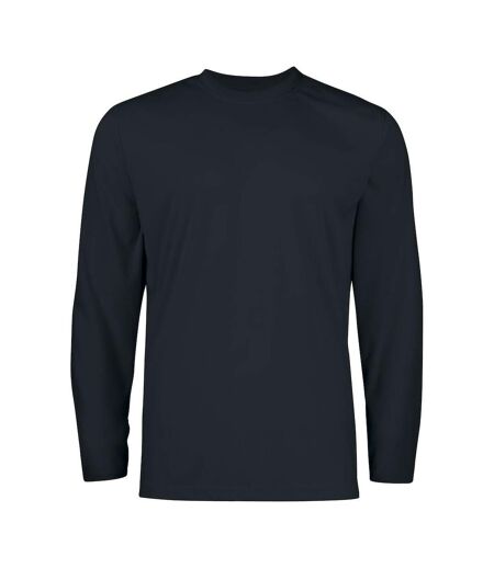 Mens plain long-sleeved t-shirt black Projob