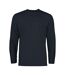 Mens plain long-sleeved t-shirt black Projob