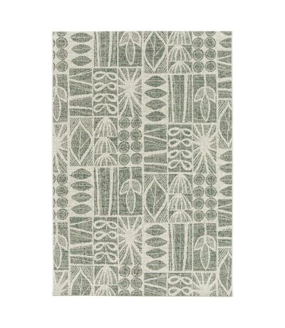 Tapis extérieur tissé kilim rectangle CASADA 1