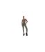 Womens/ladies Sophie Habboo Ribbed Sculpting Sports Bra Light Khaki USA Pro-1
