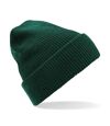 Beechfield Heritage Adults Unisex Premium Plain Winter Beanie Hat (Bottle Green) - UTRW2023