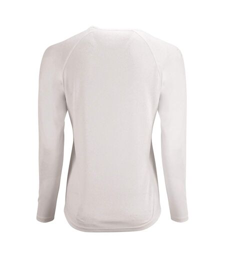 T-shirt manches longues performance femme blanc SOLS