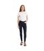 Womens/ladies High Rise Skinny Jeans Blue Levis-1