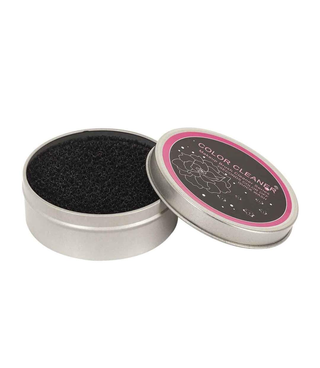 Éponge Nettoyante Réversible Pinceau 8cm Noir-2