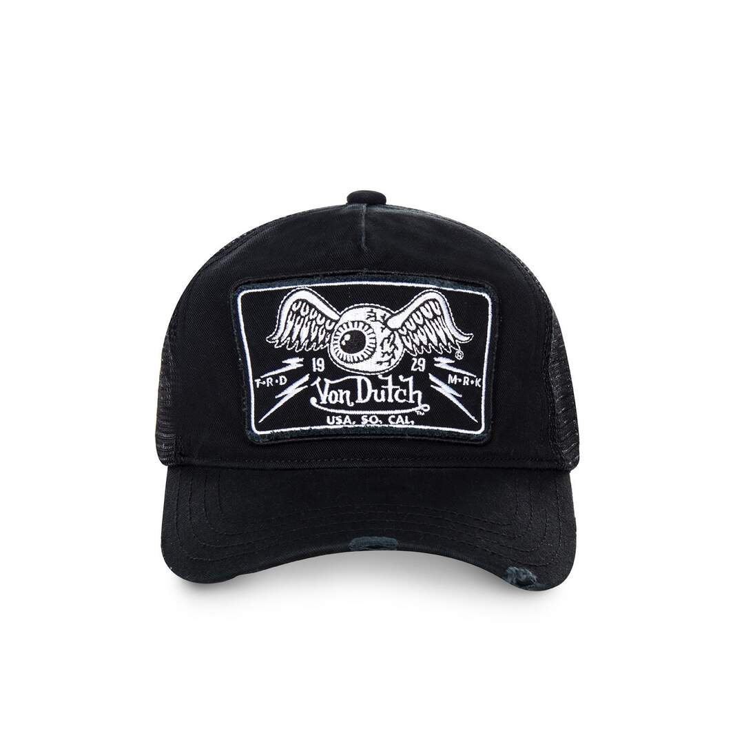 Casquette Trucker homme Flying Eye Noir Vondutch-2