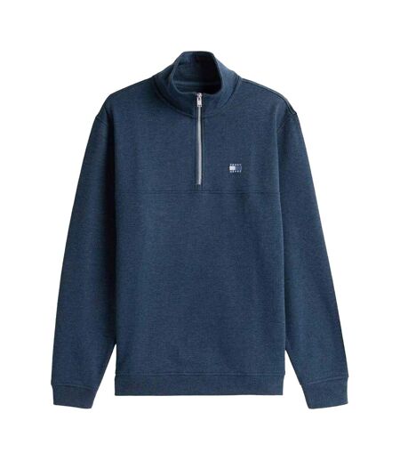 Mens Timberland Logo Zip Neck Sweatshirt Dark Navy Tommy Jeans