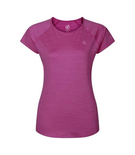 T-shirt De Sport Manches Courtes Corral Femme Rose Vif Dare 2B