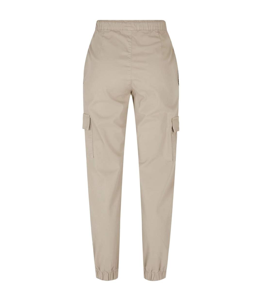 Womens/ladies Cargo Pocket High Waist Jogging Bottoms Soft Seagrass Urban Classics-2