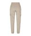 Womens/ladies Cargo Pocket High Waist Jogging Bottoms Soft Seagrass Urban Classics-2