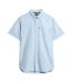 Mens Regular Short-sleeved Shirt Light Blue Superdry-2