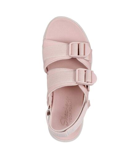 Sandales Femme Rose Blush Skechers
