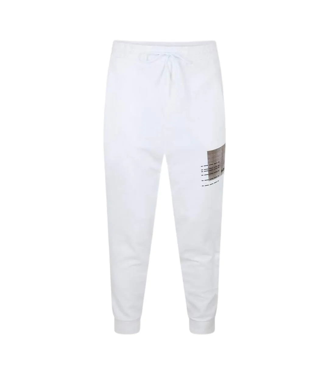 Unisex Adult Hadiko Logo Slim Joggers White Boss-1