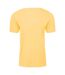 T-shirt adulte jaune crème Next Level Apparel