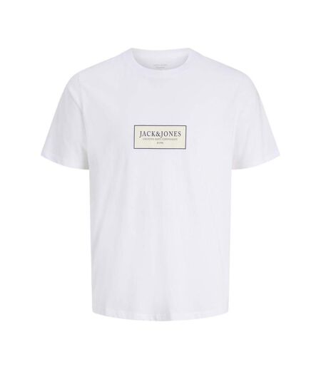 T-Shirt blanc homme jack & jones greene