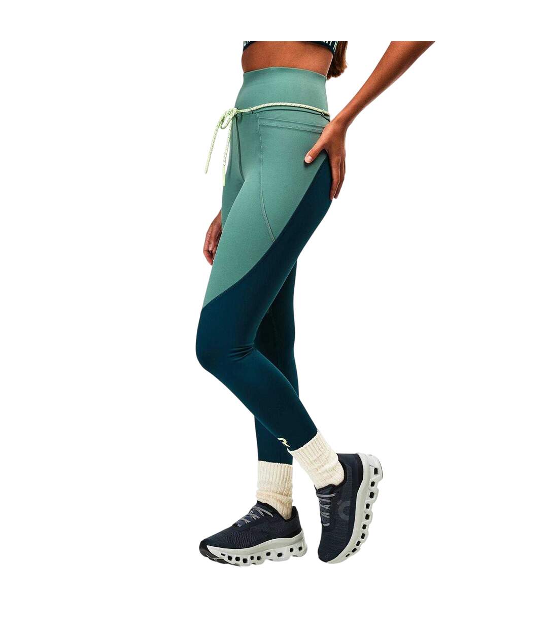 Legging Skyline Femme Vert Red Run-3