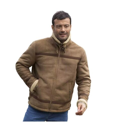 Doudoune matelassée homme brun-beige Atlas For Men