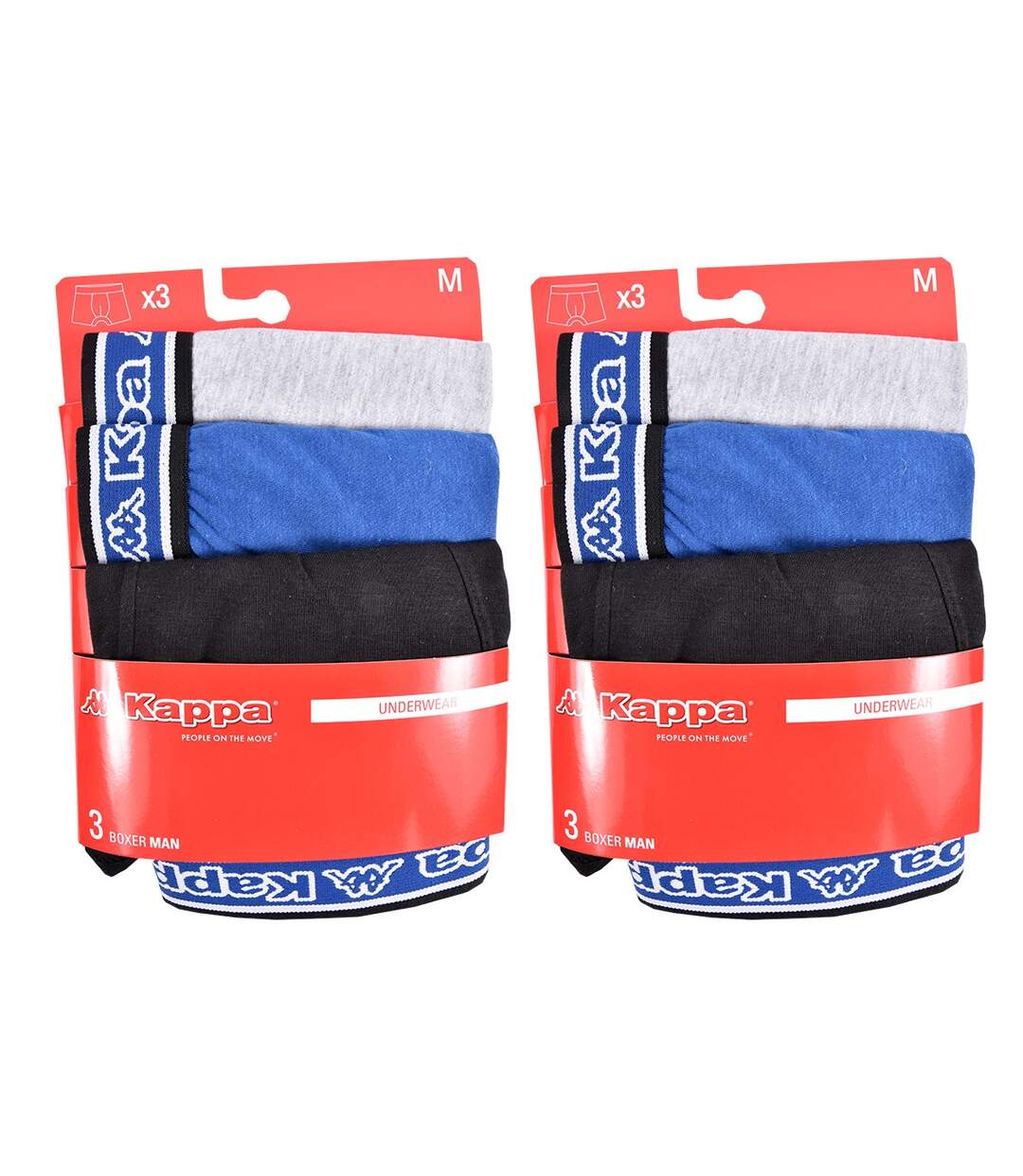 Boxer homme KAPPA Pack de 6 Boxers 1190-3