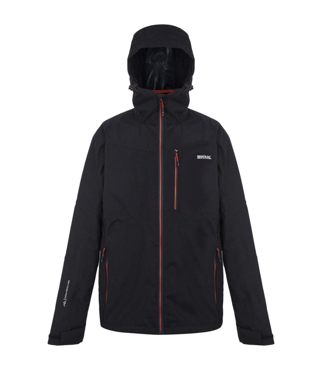 Veste Wentwood Homme Noir Ocre Rouge Regatta-2