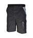 Short De Travail Adulte Noir Gris Carson Contrast-1