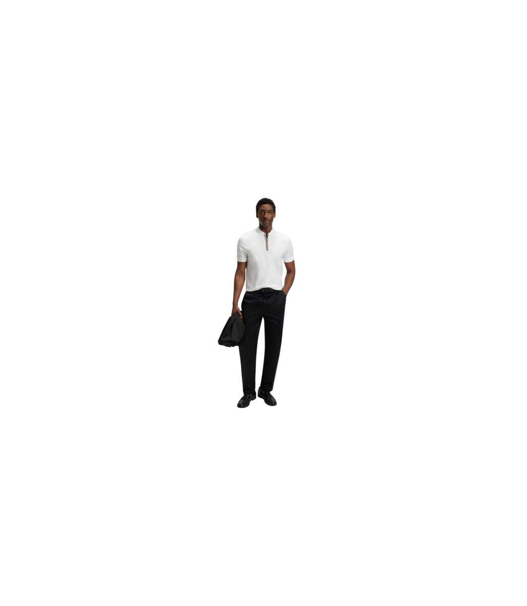 Polo Paras Homme Blanc Boss-1