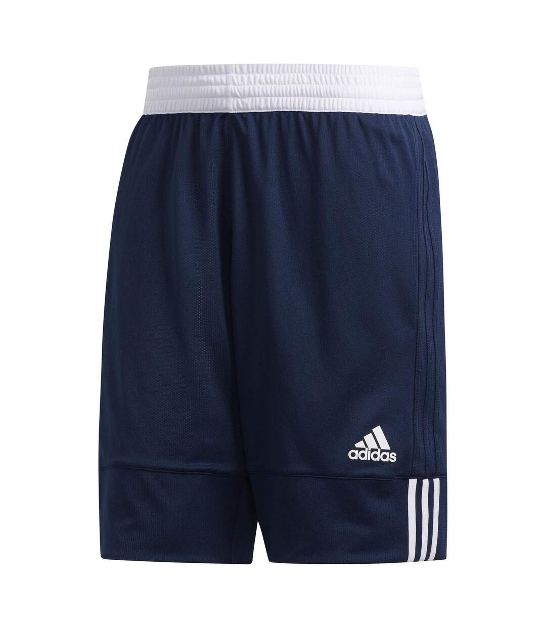Short De Basket Motif/style Logo Homme Bleu Marine Blanc Adidas-1