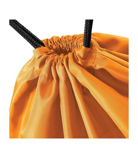 Budget Drawstring Bag One Size Orange Bagbase