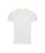 T-shirt Raglan Hommes Blanc Stedman-2
