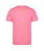T-shirt Motif/style Uni Homme Rose Fluo New Balance-2