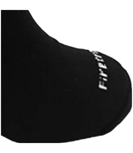 Pack Of 6  Mens Knitted Trainer Socks  Black Firetrap