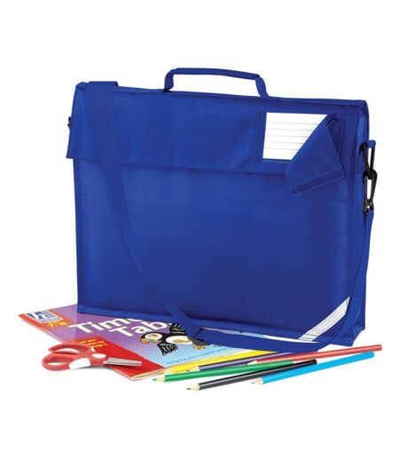 Quadra Junior Book Bag With Strap (Bright Royal) (One Size) - UTBC754