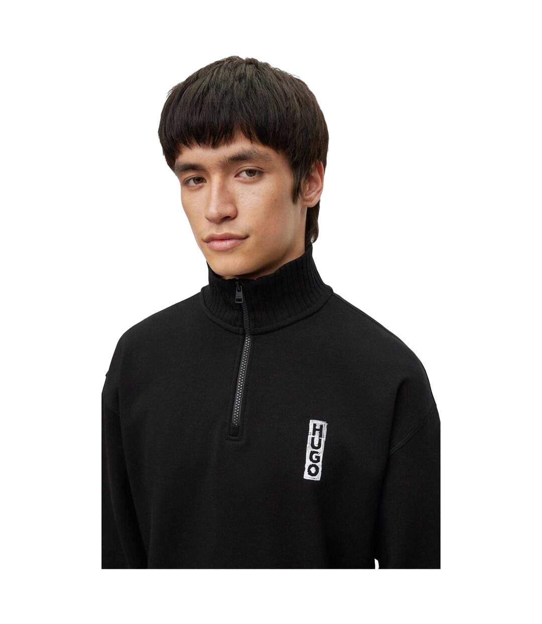 Sweat Motif/style Logo Dangula Homme Noir Hugo Boss-4