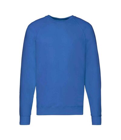 Fruit of the Loom Unisex Adult Lightweight Raglan Sweatshirt (Royal Blue) - UTPC5832