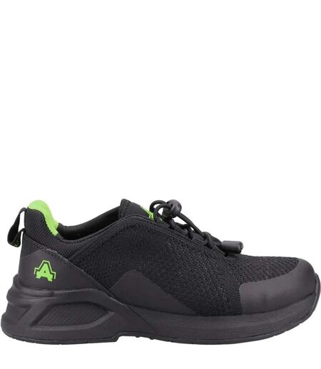 Womens/ladies 610 safety trainers black Amblers