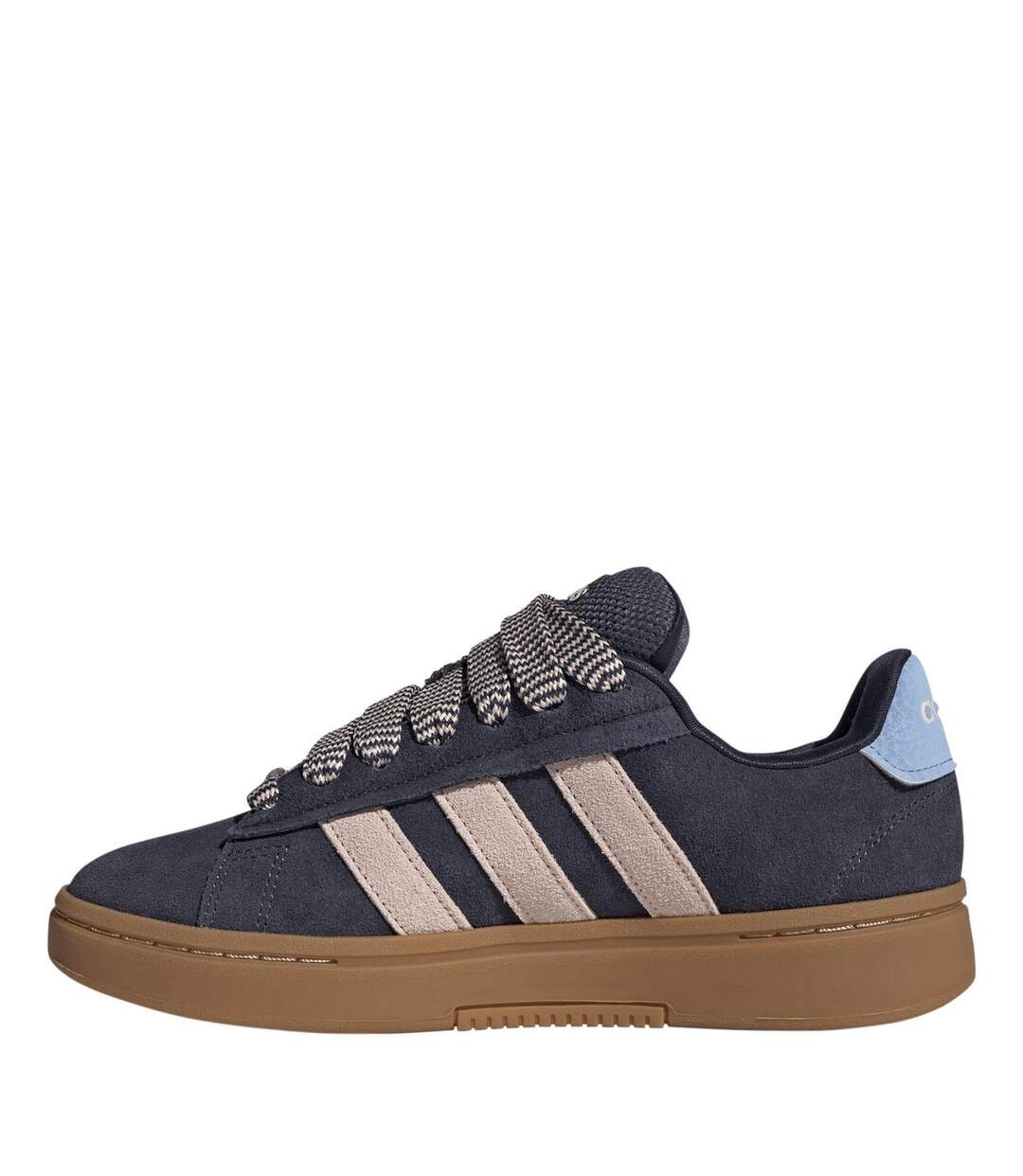 Baskets Grand Court Alpha Femme Bleu Marine Rose Marron Pâle Adidas-2